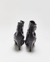 Vintage Y2K 2000s Miss Sixty Strappy Leather Heeled Ankle Boots - UK7