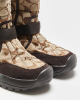 Vintage Y2K 2000s Coach Signature Vibram Sole Snow Boots - UK4.5