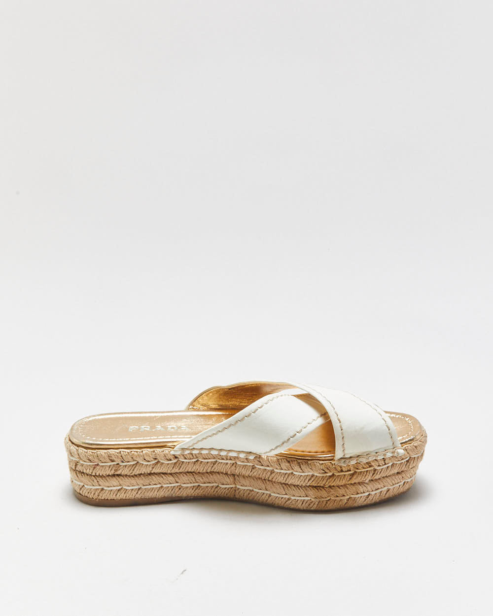 Prada Platform Espadrille Sandals - UK5.5