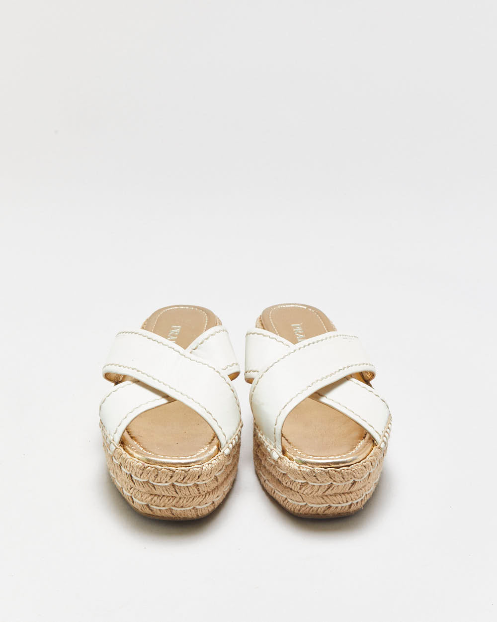 Prada Platform Espadrille Sandals - UK5.5