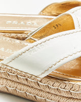 Prada Platform Espadrille Sandals - UK5.5