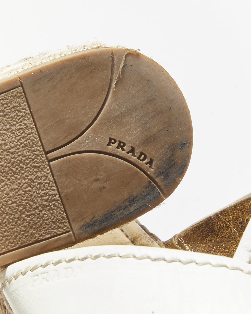 Prada Platform Espadrille Sandals - UK5.5