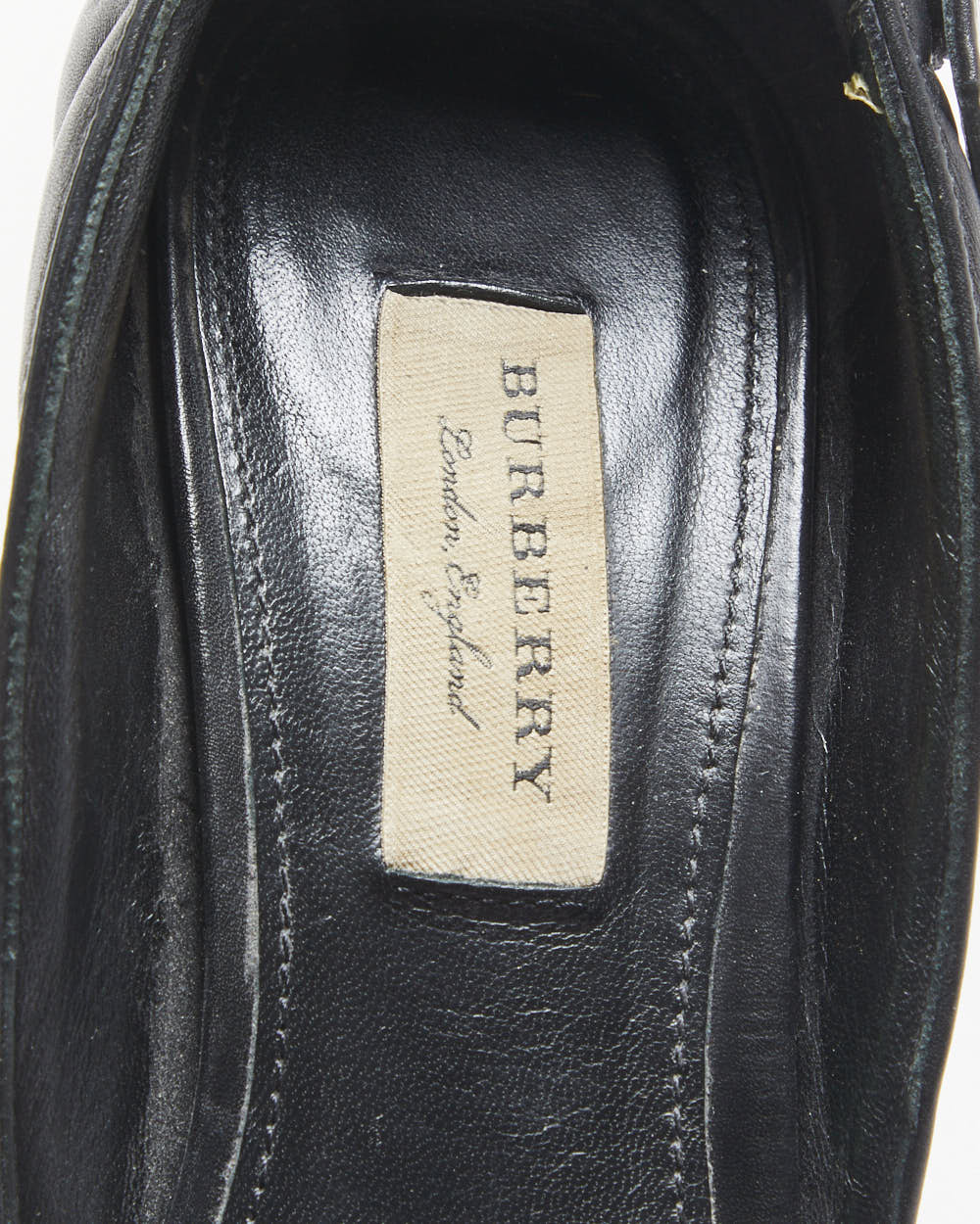 Burberry Amalia Quilted Leather Pointed Toe Buckle Detail Heels - UK5