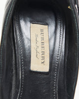 Burberry Amalia Quilted Leather Pointed Toe Buckle Detail Heels - UK5
