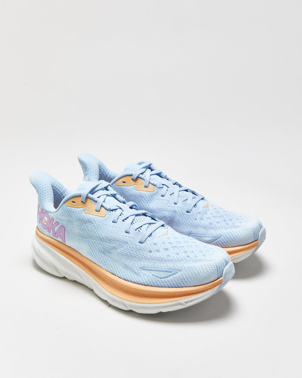 Hoka Clifton 9 'Airy Blue' Road Running Trainers - UK8.5