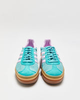 DSWT 2025 Adidas Gazelle Bold 'Clear Mint/Bliss Lilac' Platform Trainers - UK4.5