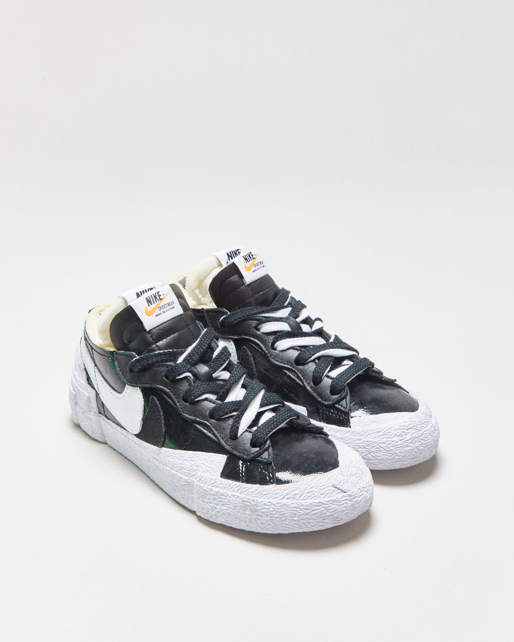 2021 Nike x Sacai Blazer Low Patent Trainers - UK4