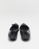 Vintage Prada Embroidered Patent Leather Heeled Ballet Flats - UK7.5