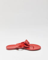 Salvatore Ferragamo Rubber Jelly Bow Flip Flop Sandals - UK6