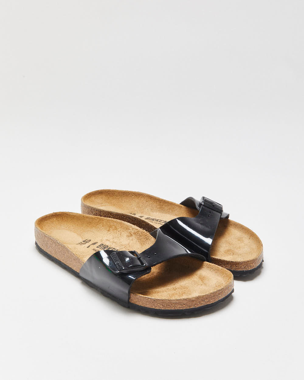 Birkenstock Madrid Patent Sandals - UK7