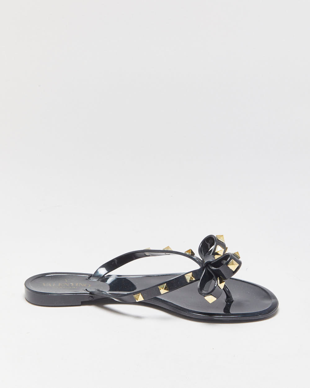 Valentino Garavani Rockstud Rubber Jelly Flipflops - UK6