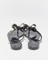Valentino Garavani Rockstud Rubber Jelly Flipflops - UK6
