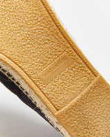 Saint Laurent Cassandre Embossed Leather Espadrilles - UK5.5