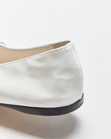 Miu Miu Pearl Chain Strap Patent Leather Mary Jane Ballet Flats - UK3