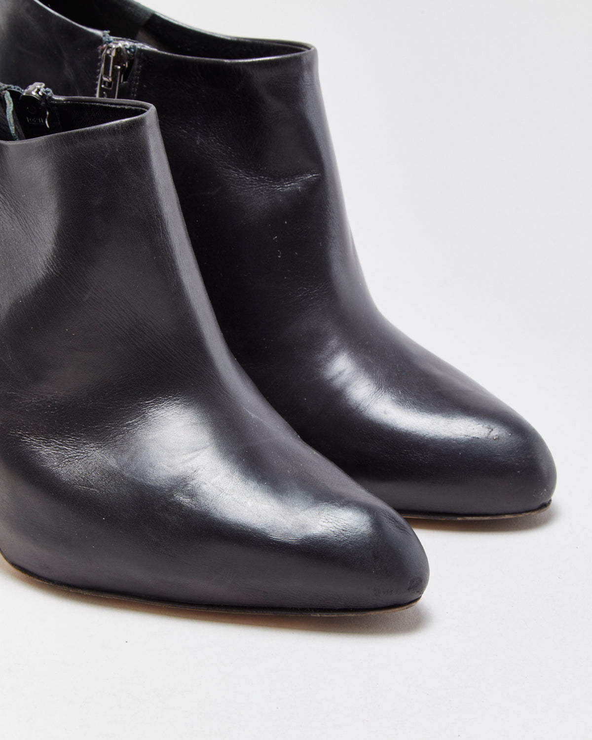 Vintage Gianvito Rossi Leather Stilleto Boots - UK5