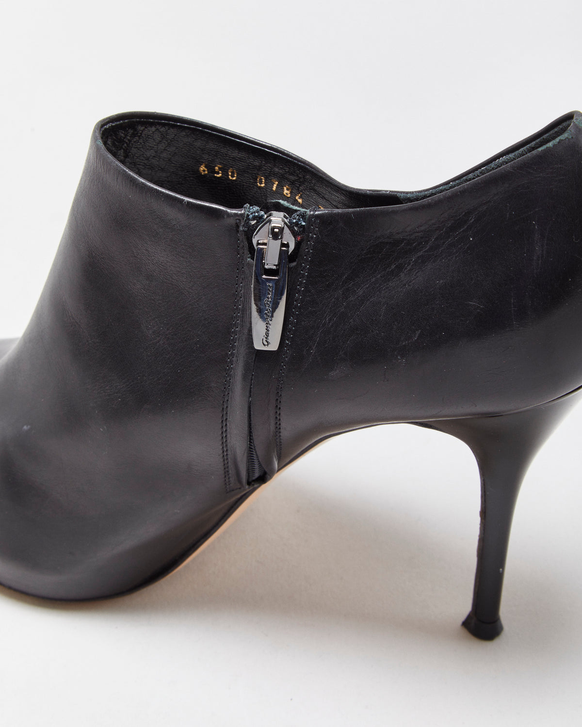 Vintage Gianvito Rossi Leather Stilleto Boots - UK5