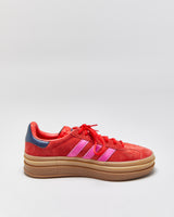 Adidas Gazelle Bold Platform Red/Semi Lucid Fushia/Night Indigo Trainers - UK7