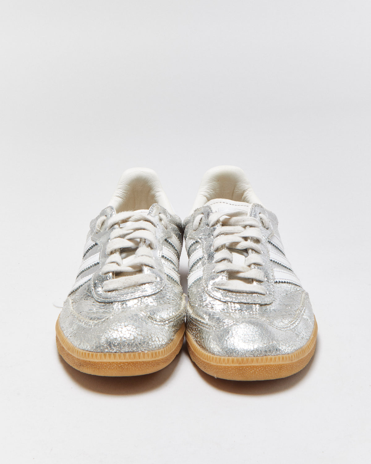 Adidas Samba OG Snake Silver Metallic Trainers - UK6