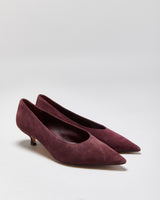 Kate Spade Suede Point Toe Kitten Heels - UK7