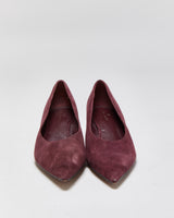 Kate Spade Suede Point Toe Kitten Heels - UK7