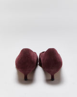Kate Spade Suede Point Toe Kitten Heels - UK7