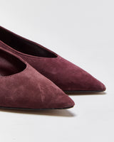 Kate Spade Suede Point Toe Kitten Heels - UK7