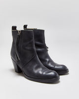 Acne Pistol Studio Leather Ankle Boots - UK7