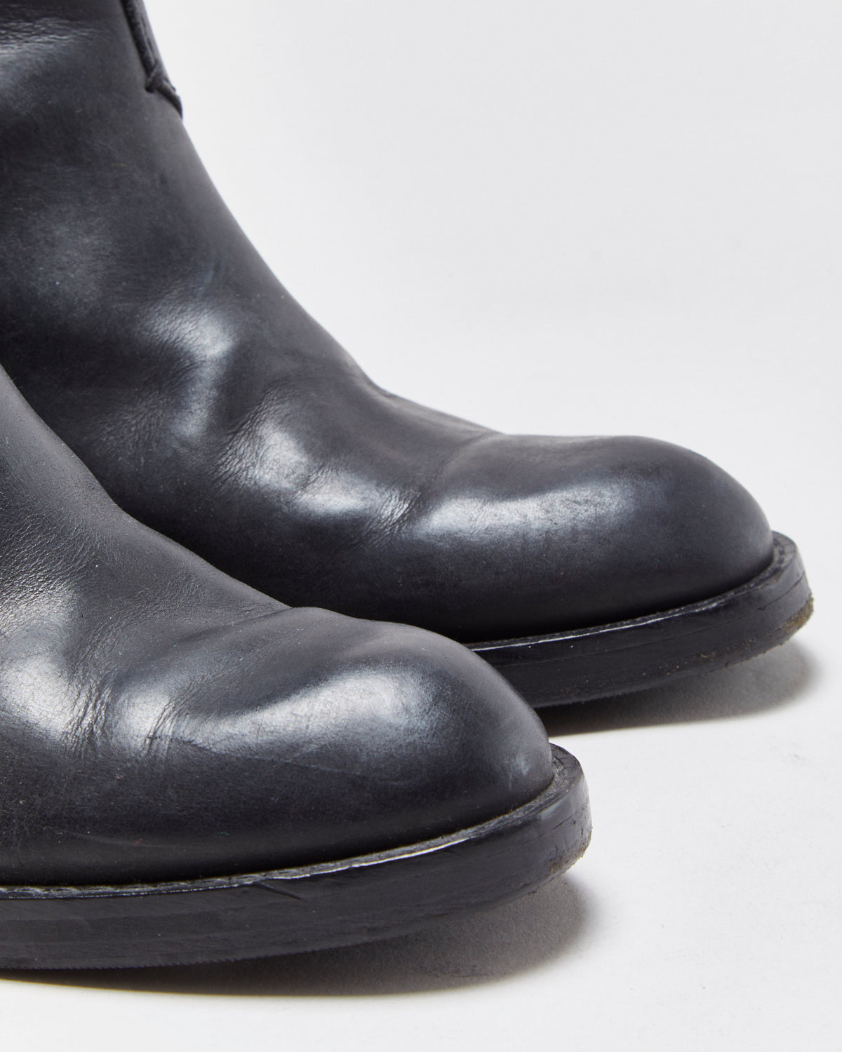 Acne Pistol Studio Leather Ankle Boots - UK7