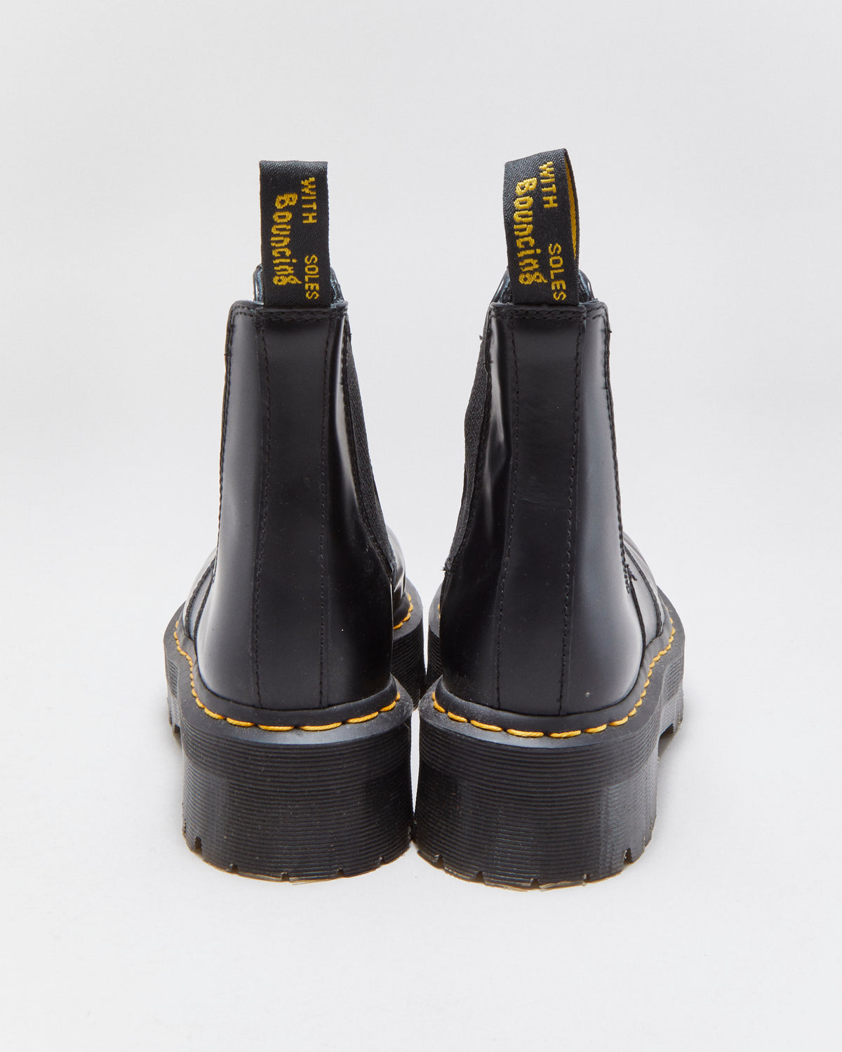 Dr Martens 2976 Quad Smooth Leather Platform Chelsea Boots - UK6