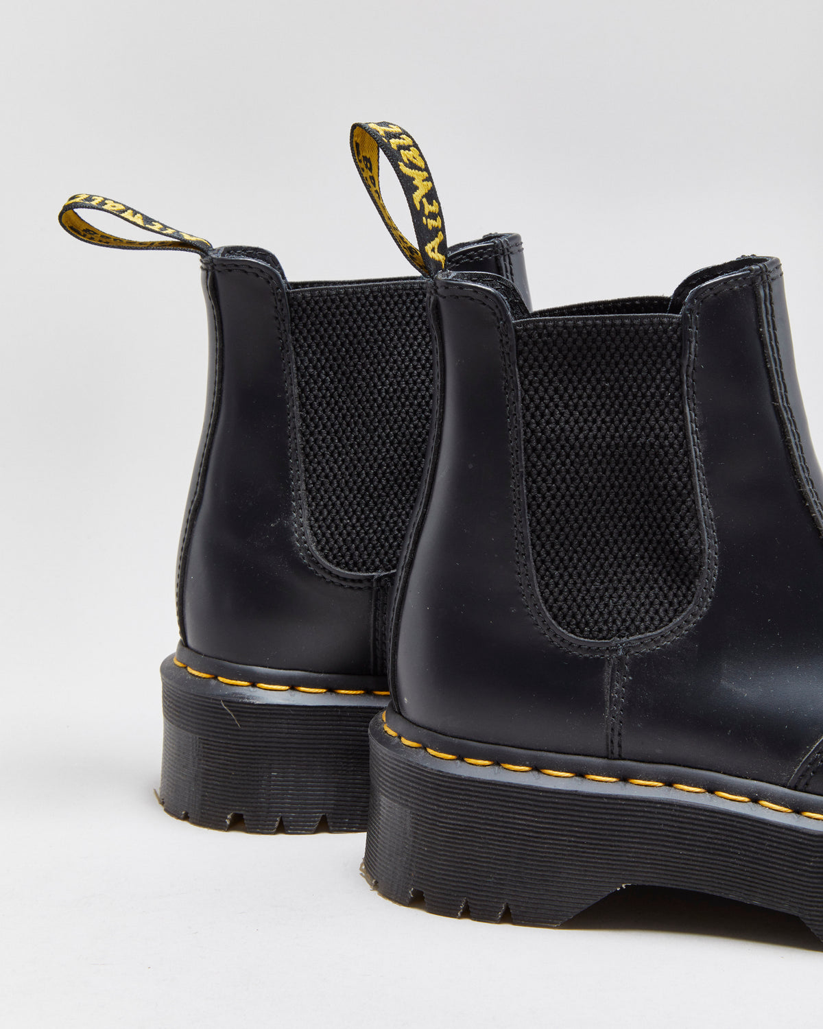 Dr Martens 2976 Quad Smooth Leather Platform Chelsea Boots - UK6