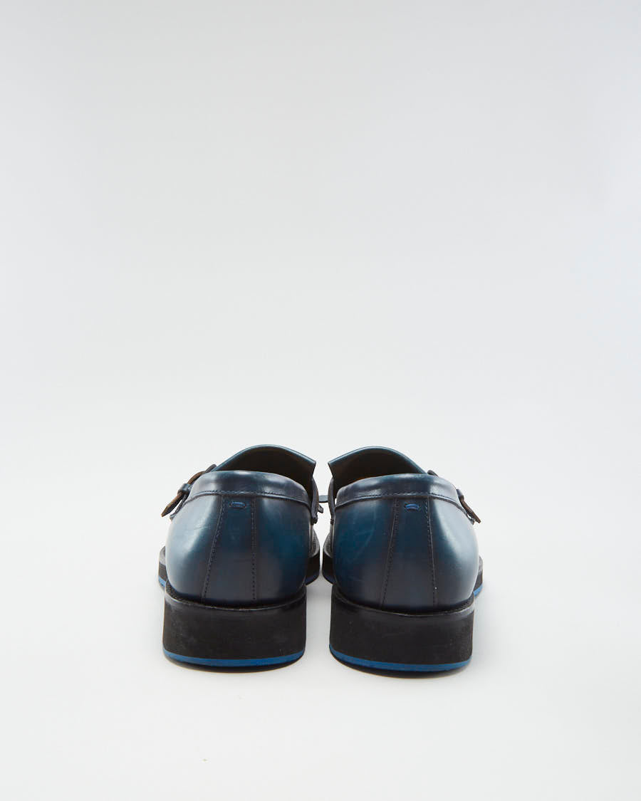 Harry's London Women's Navy Leather Loafers - EUR 40