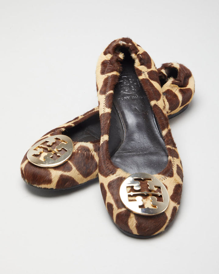 Tory Burch Leopard Print Ballet Flats - EUR 37