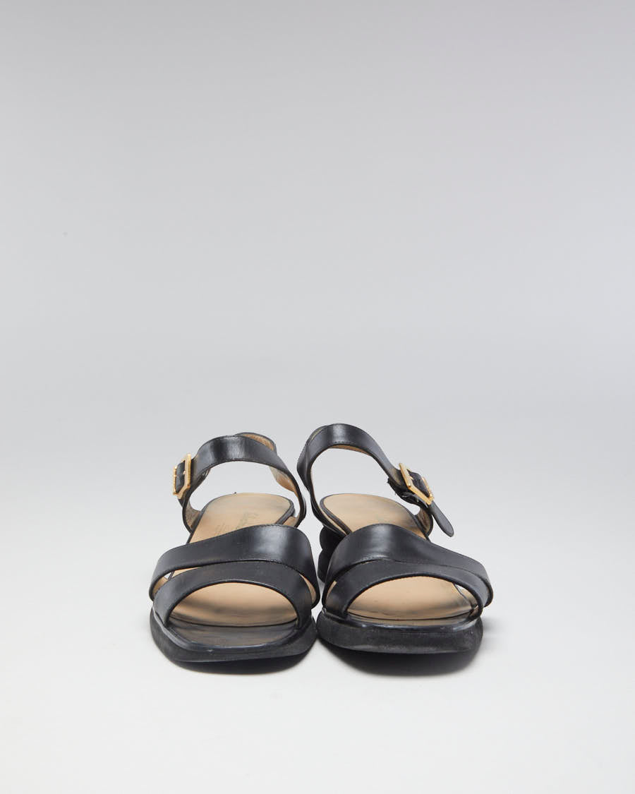 Vintage 90s Salvatore Ferragamo Leather Sandals - US 10.5