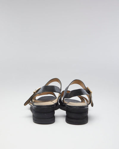 Vintage 90s Salvatore Ferragamo Leather Sandals - US 10.5