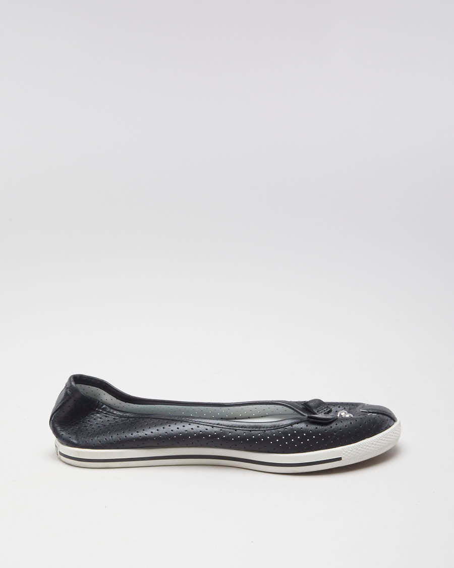 Marc By Marc Jacobs Black Leather Cat Ballet Flats - EUR 36