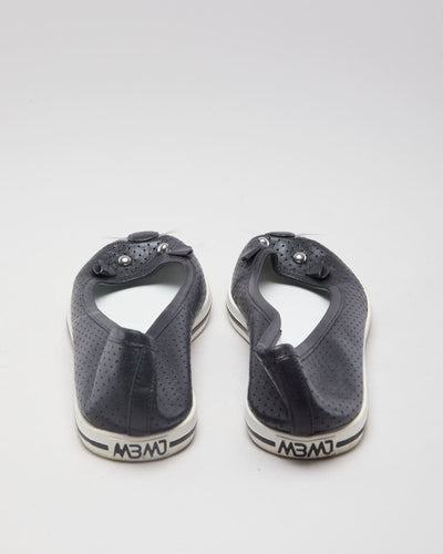 Marc By Marc Jacobs Black Leather Cat Ballet Flats - EUR 36