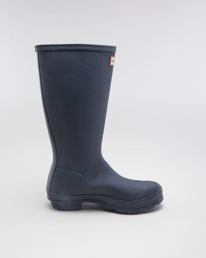 Hunter Navy Wellington Boots - EUR 37