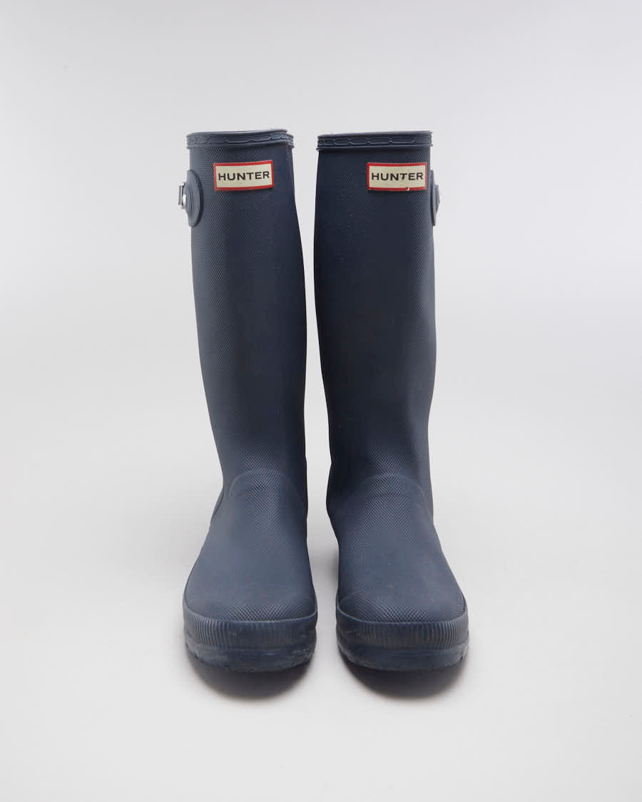 Hunter Navy Wellington Boots - EUR 37