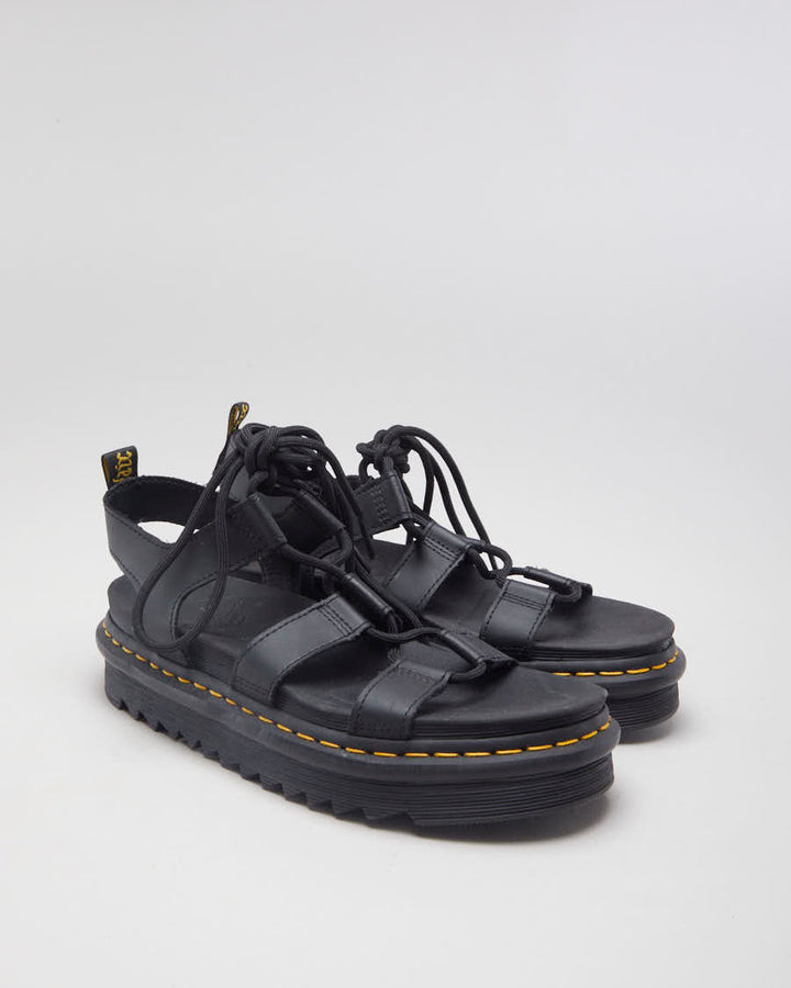 Dr Martens Nartilla Black Leather Sandals - EUR 39