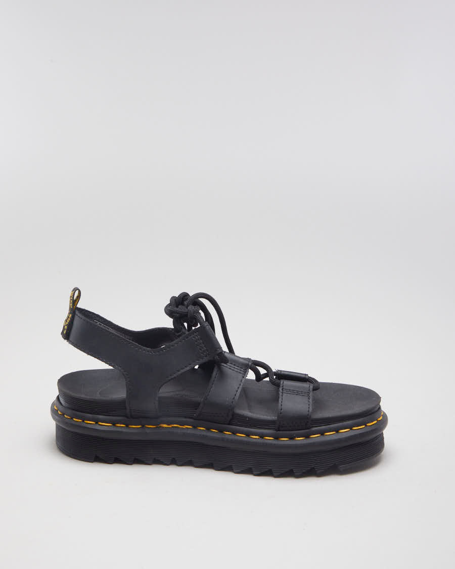 Dr Martens Nartilla Black Leather Sandals - EUR 39