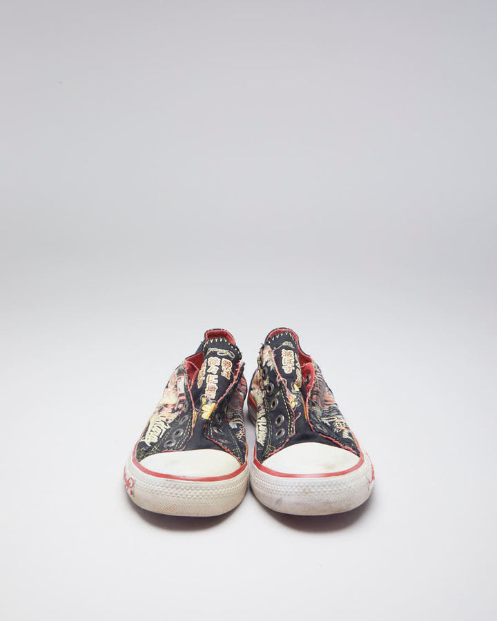 Y2K 00s Ed Hardy Printed Low Top Sneakers - EUR 40