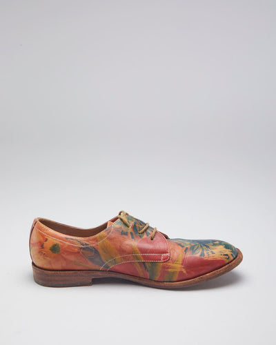 John Fluevog Leather Floral Shoes - EU 37