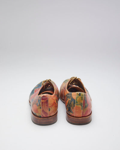 John Fluevog Leather Floral Shoes - EU 37