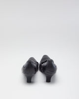 90's Vintage Women's Black Prada Heels - 4