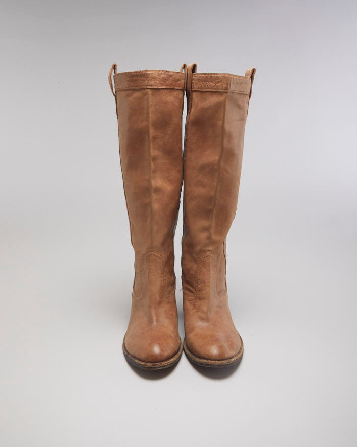 Guess Leather Cowboy Boots - UK6