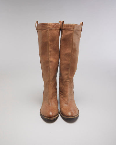 Guess Leather Cowboy Boots - UK6
