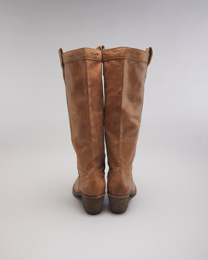 Guess Leather Cowboy Boots - UK6