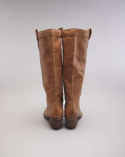 Guess Leather Cowboy Boots - UK6