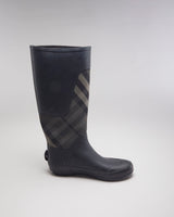 Burberry Grey Rain Boots - UK9