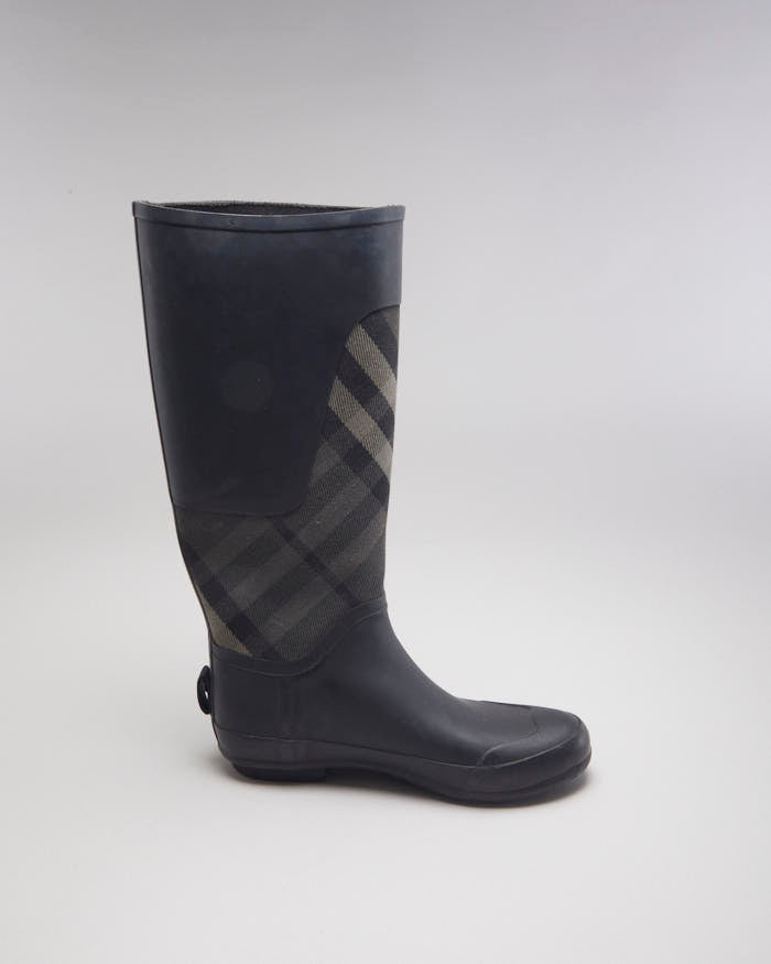 Burberry Grey Rain Boots - UK9